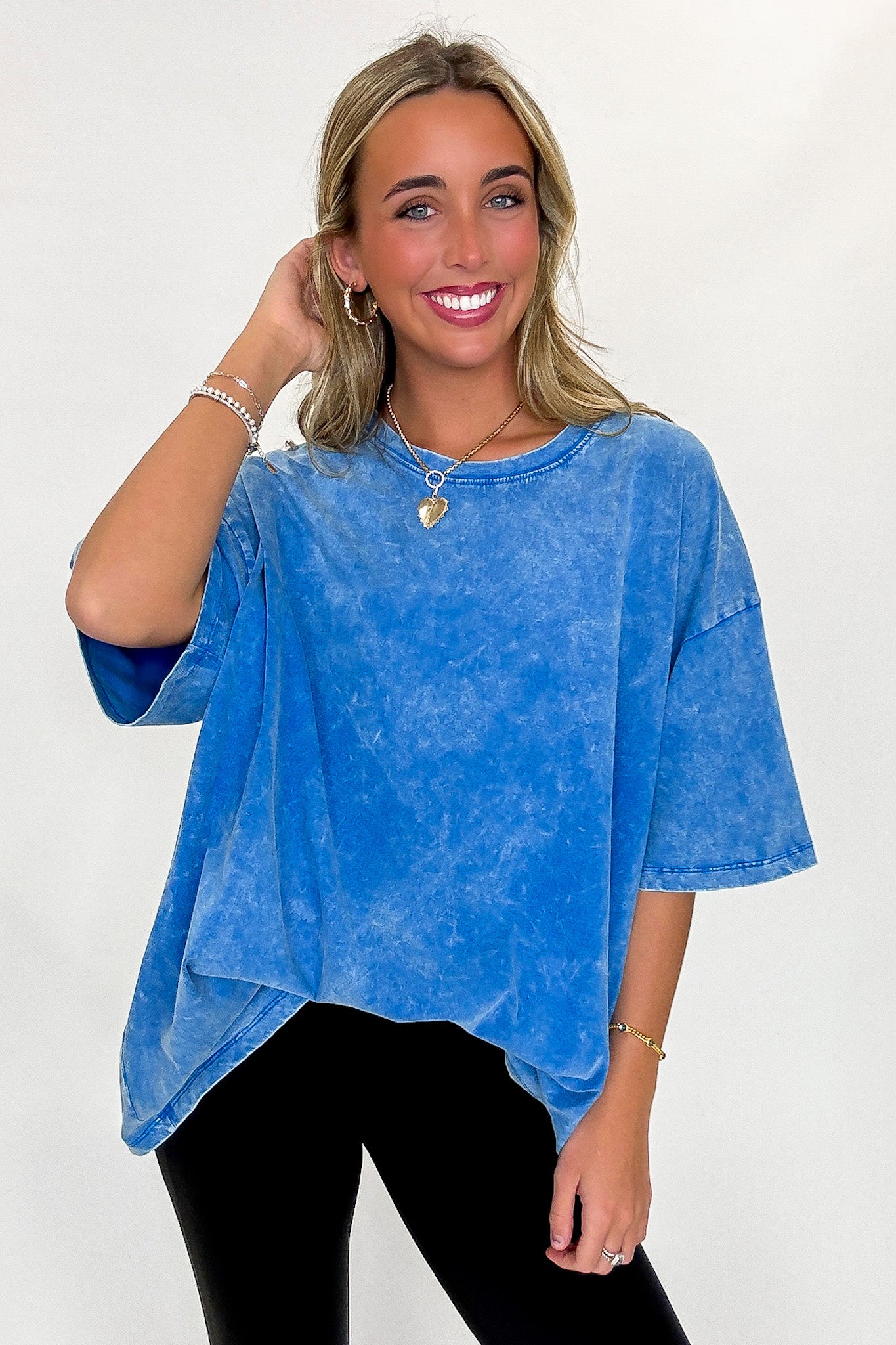 Weekend Awaits Mineral Wash Oversized Top - BACK IN STOCK