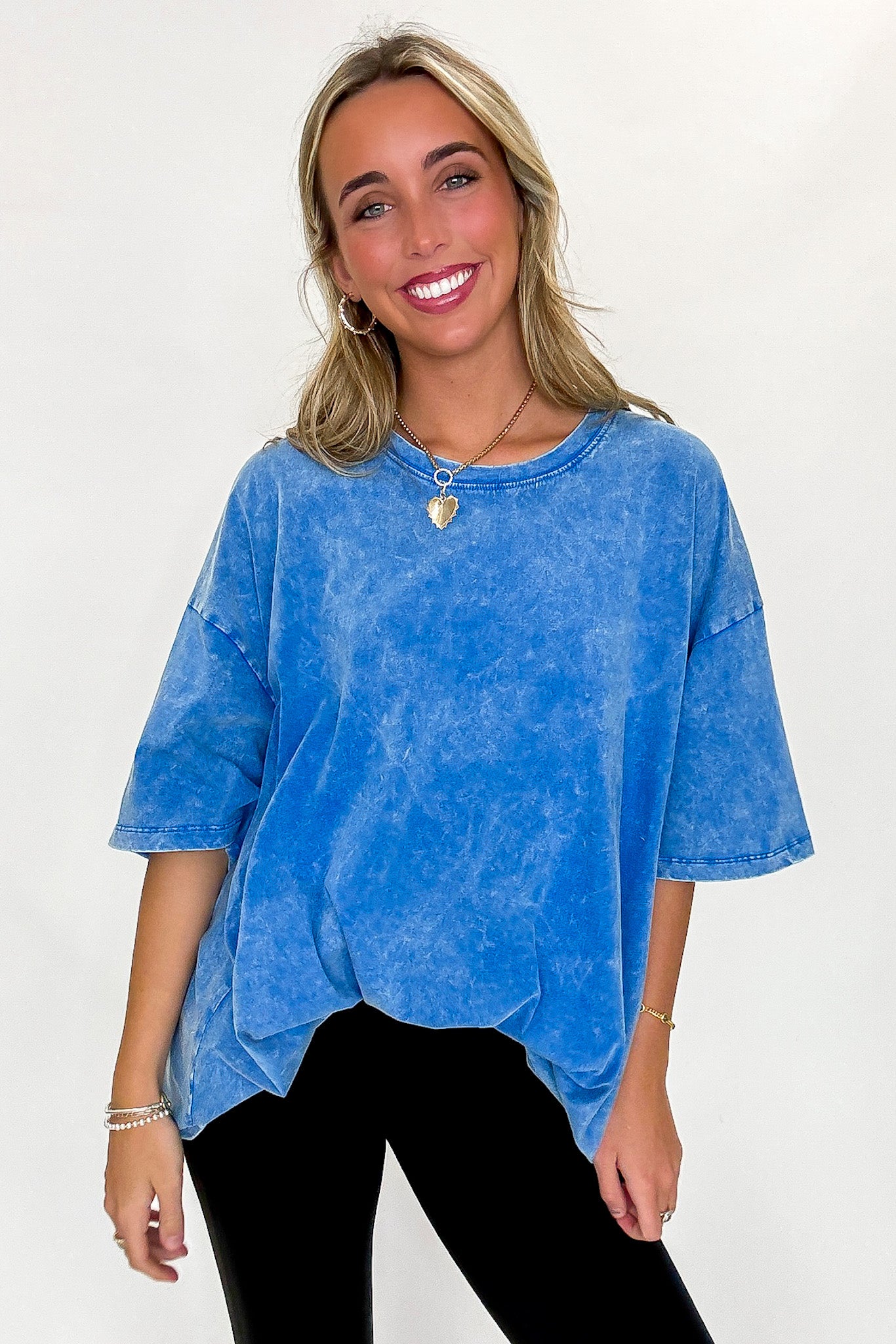 Weekend Awaits Mineral Wash Oversized Top - BACK IN STOCK