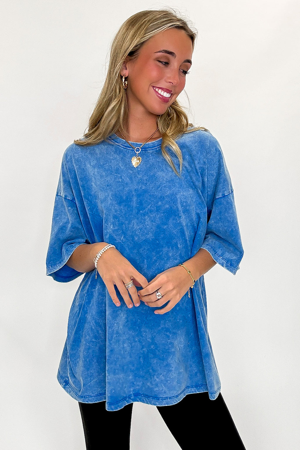 Weekend Awaits Mineral Wash Oversized Top - Madison and Mallory