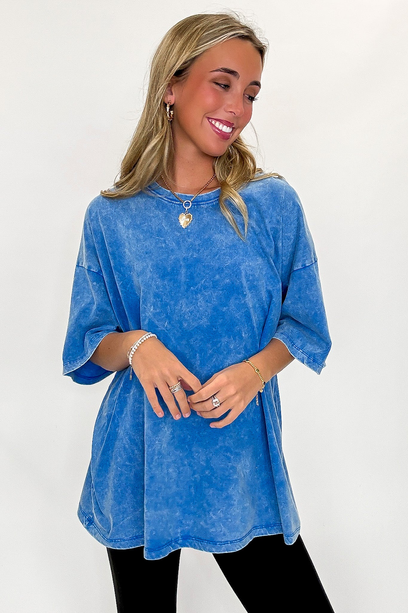 Weekend Awaits Mineral Wash Oversized Top - BACK IN STOCK - Madison and Mallory