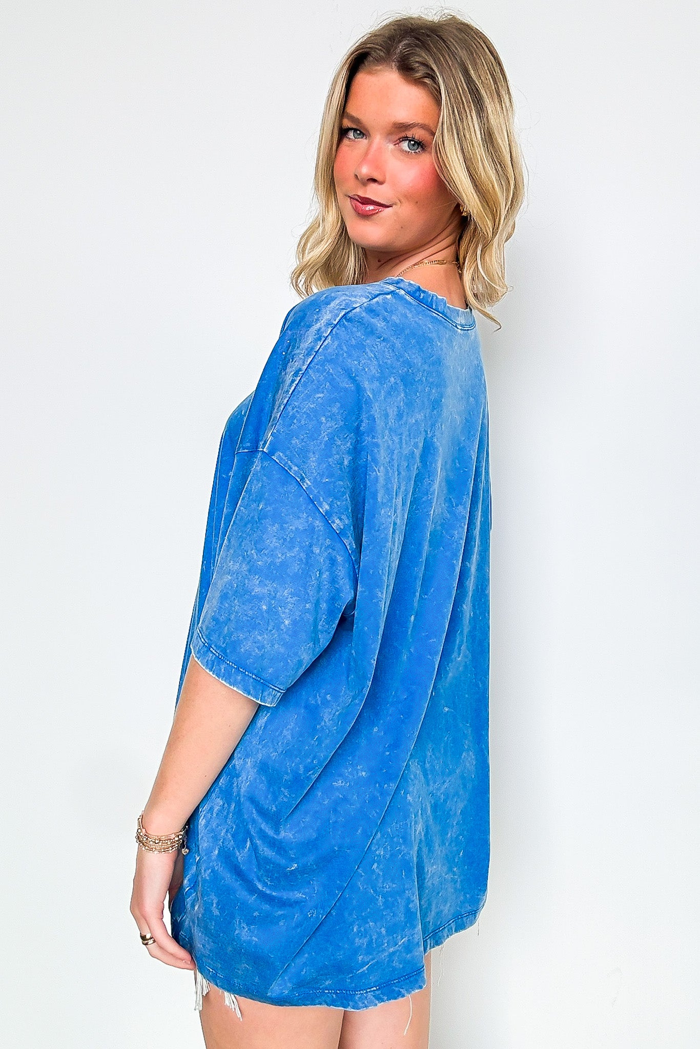 Weekend Awaits Mineral Wash Oversized Top - BACK IN STOCK