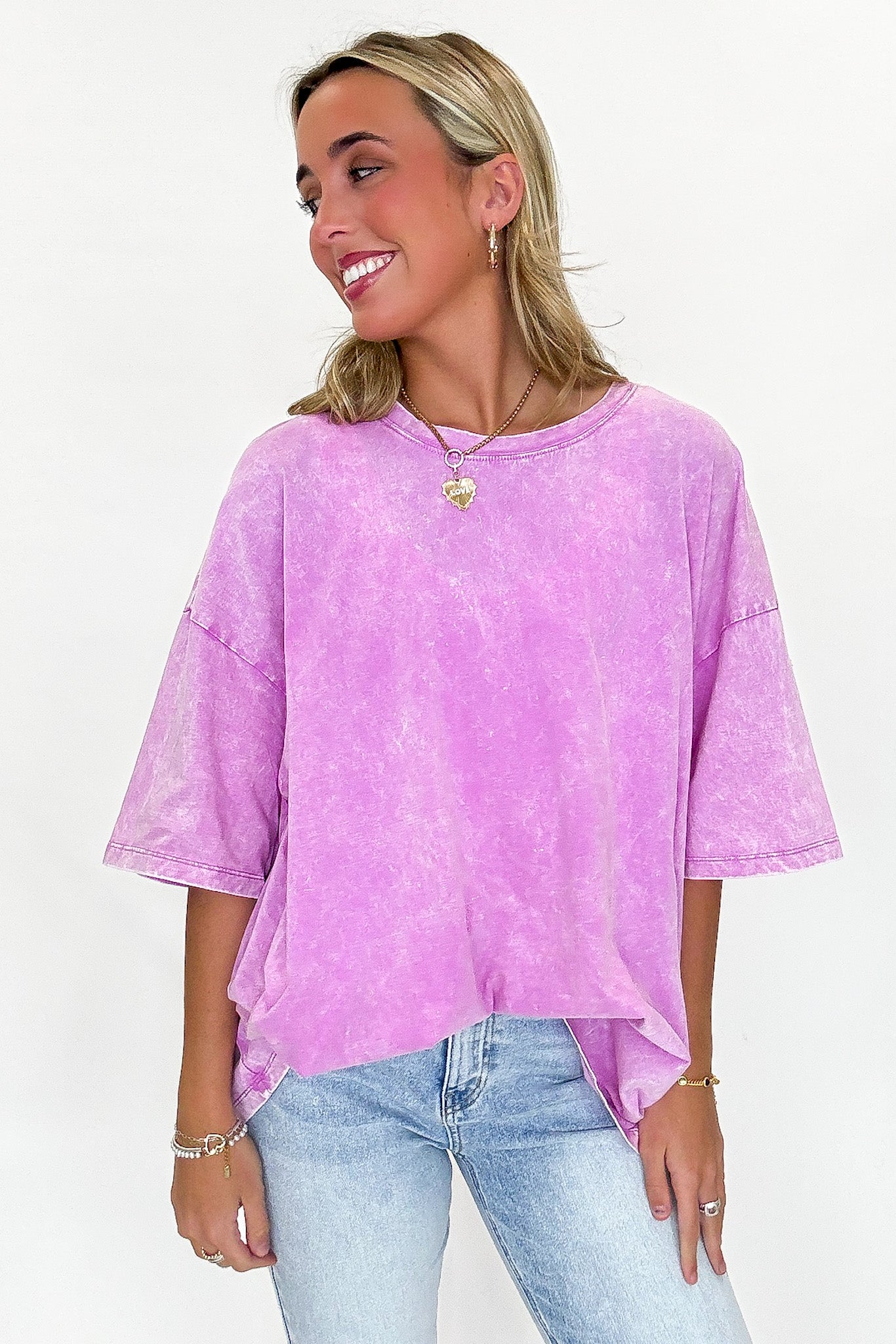 Weekend Awaits Mineral Wash Oversized Top - BACK IN STOCK - Madison and Mallory