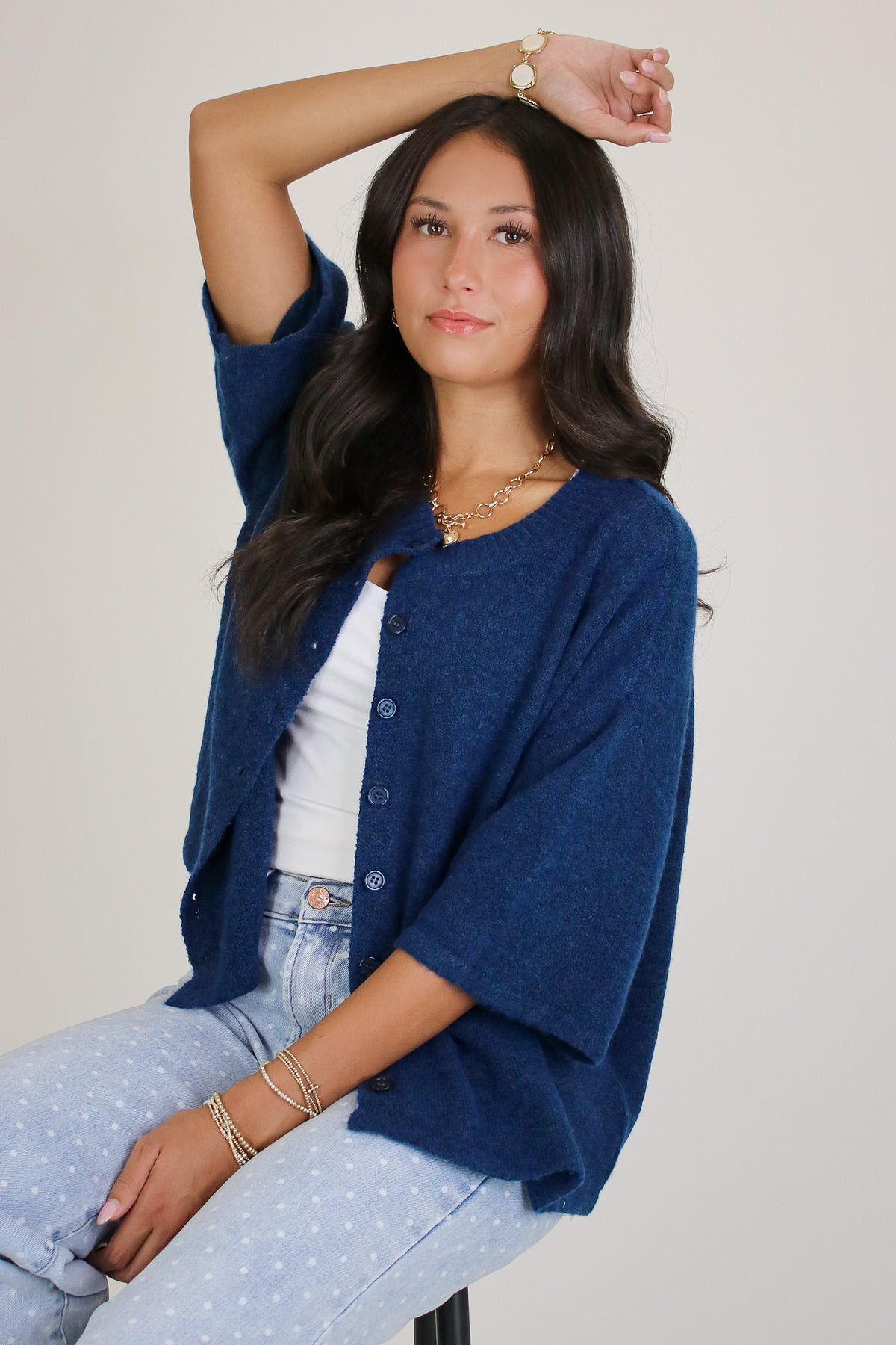 Weekend Layer Wool Blend Cardigan - Madison and Mallory
