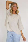 Sand Beige / SM Weekend Layer Wool Blend Cardigan - Madison and Mallory
