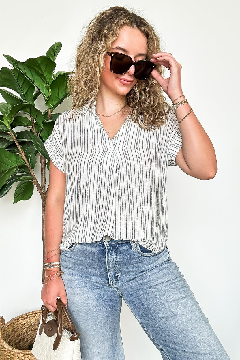 Mallory Stripe Top