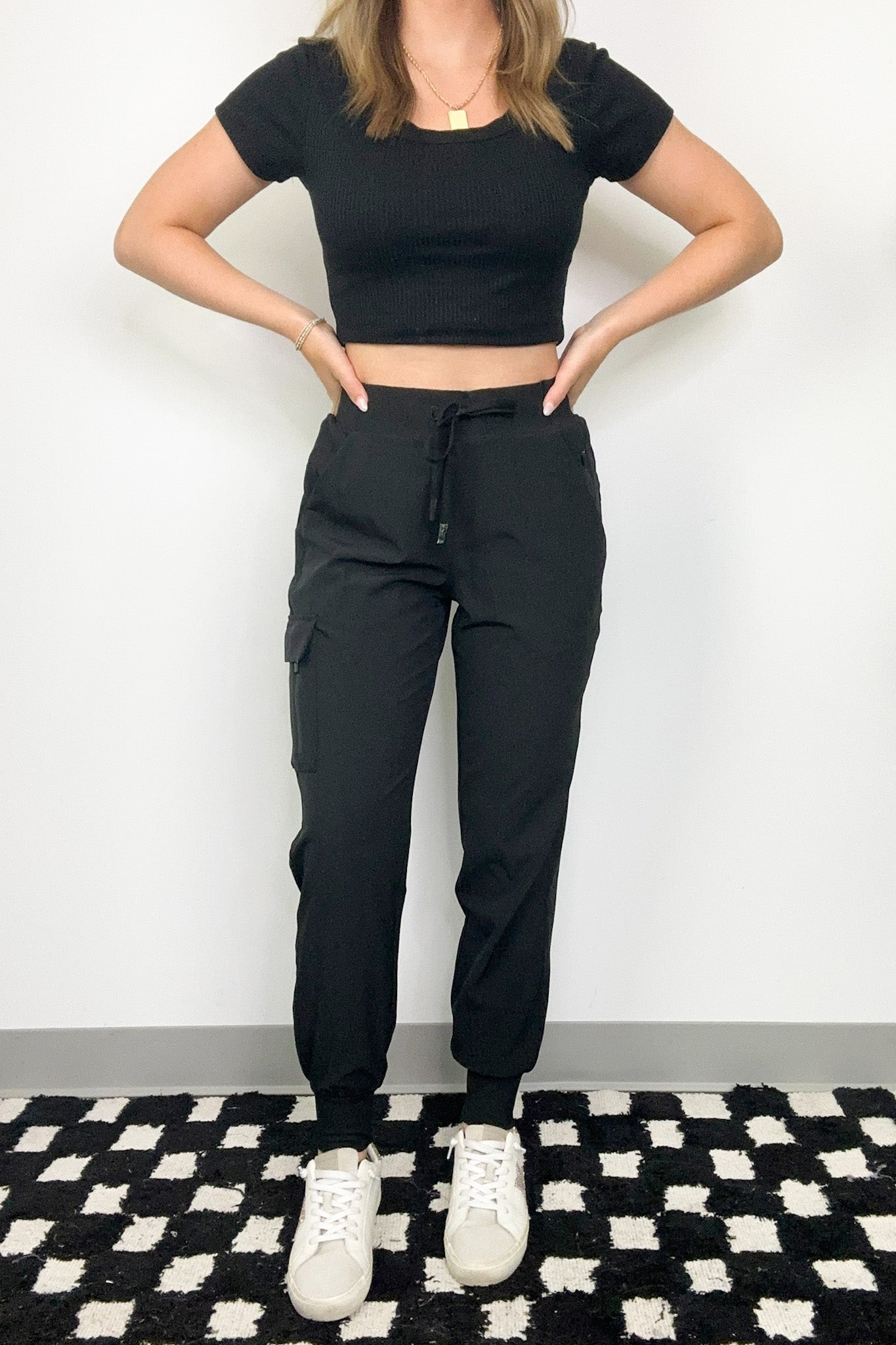 Whynn Drawstring Cargo Joggers - FINAL SALE - Madison and Mallory