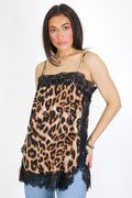 Wild Laced Tunic Cami Top