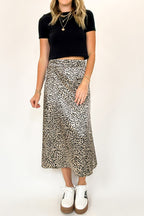 Wild Rhythm Animal Print Midi Skirt - FINAL SALE - Madison and Mallory