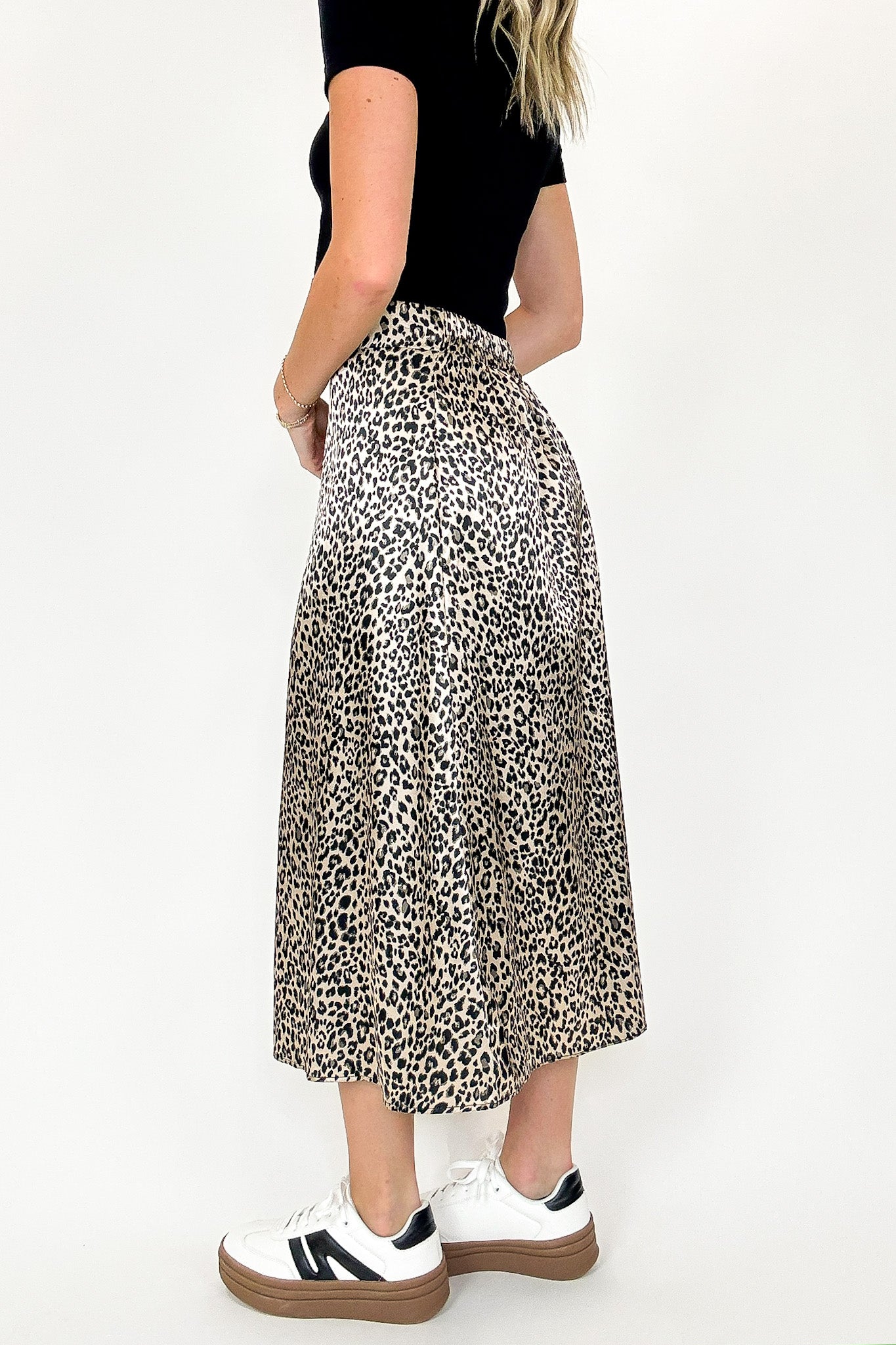 Wild Rhythm Animal Print Midi Skirt - Madison and Mallory