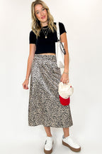 Wild Rhythm Animal Print Midi Skirt - FINAL SALE - Madison and Mallory