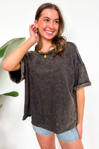 Wild Drift Acid Wash Relaxed Tee - BACK IN STOCK