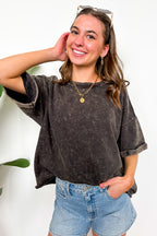 Wild Drift Acid Wash Relaxed Tee - BACK IN STOCK