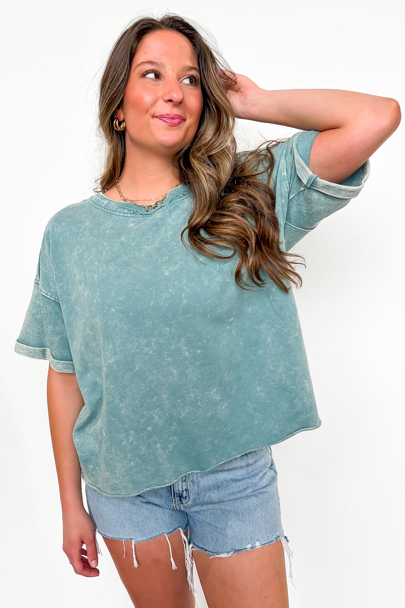 Wild Drift Acid Wash Relaxed Tee - BACK IN STOCK