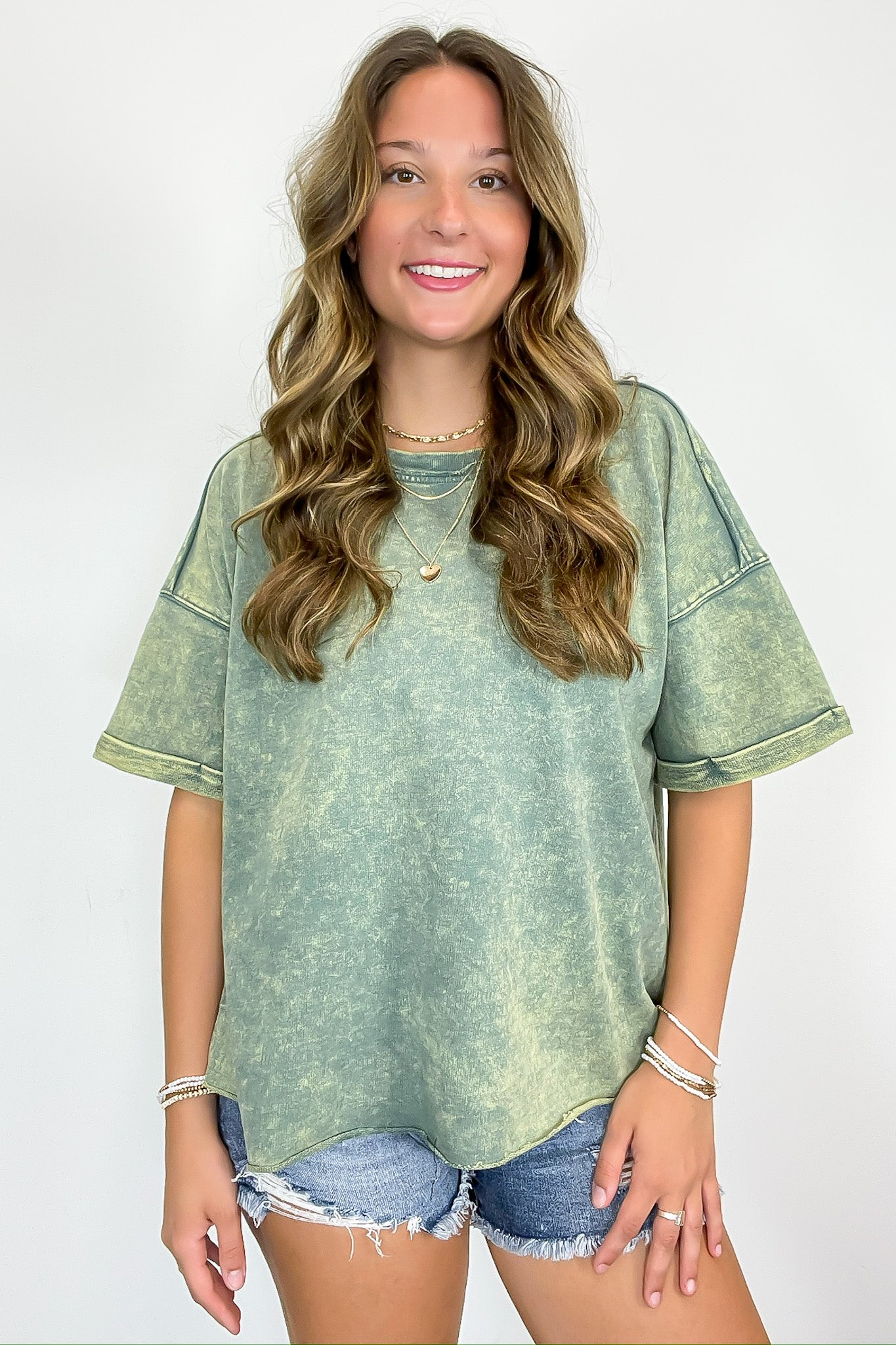 Wild Drift Acid Wash Relaxed Tee - BACK IN STOCK