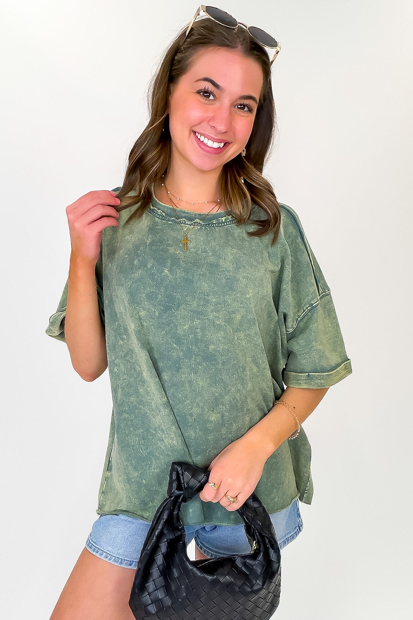 Wild Drift Acid Wash Relaxed Tee - BACK IN STOCK