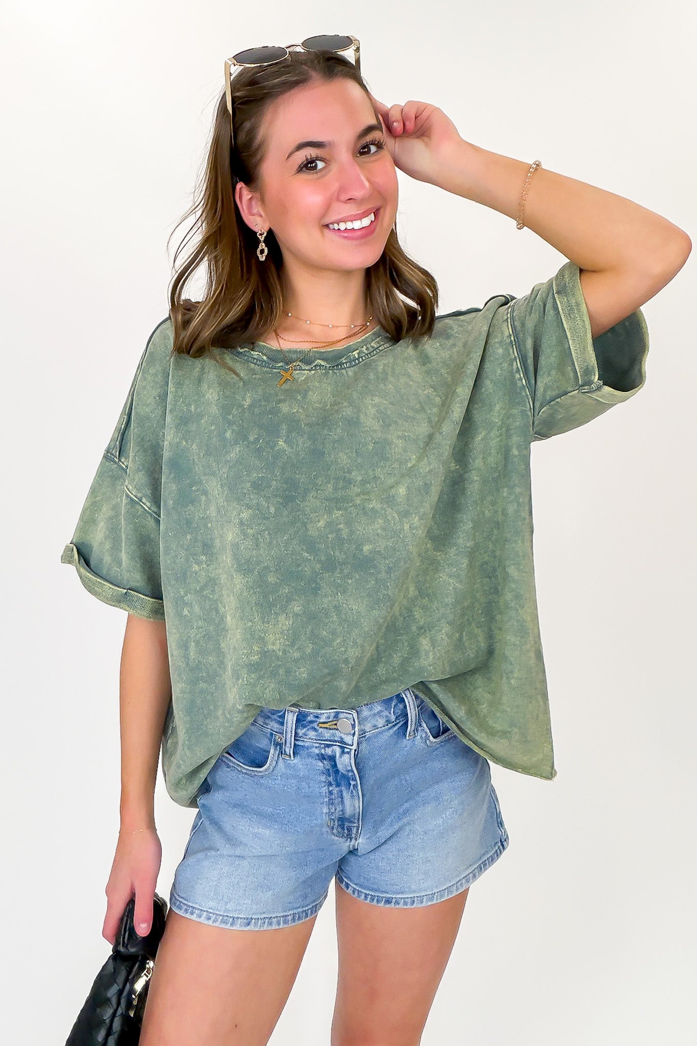 Wild Drift Acid Wash Relaxed Tee - BACK IN STOCK - Madison and Mallory