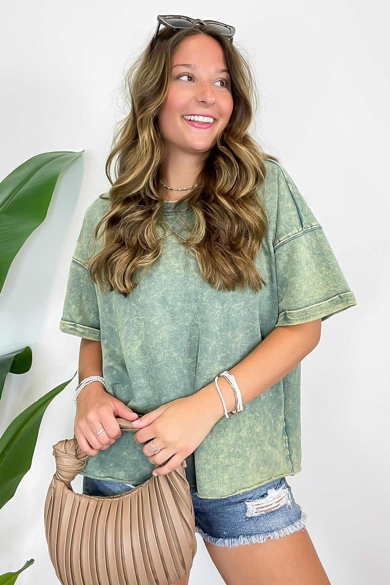 Wild Drift Acid Wash Relaxed Tee - BACK IN STOCK - Madison and Mallory