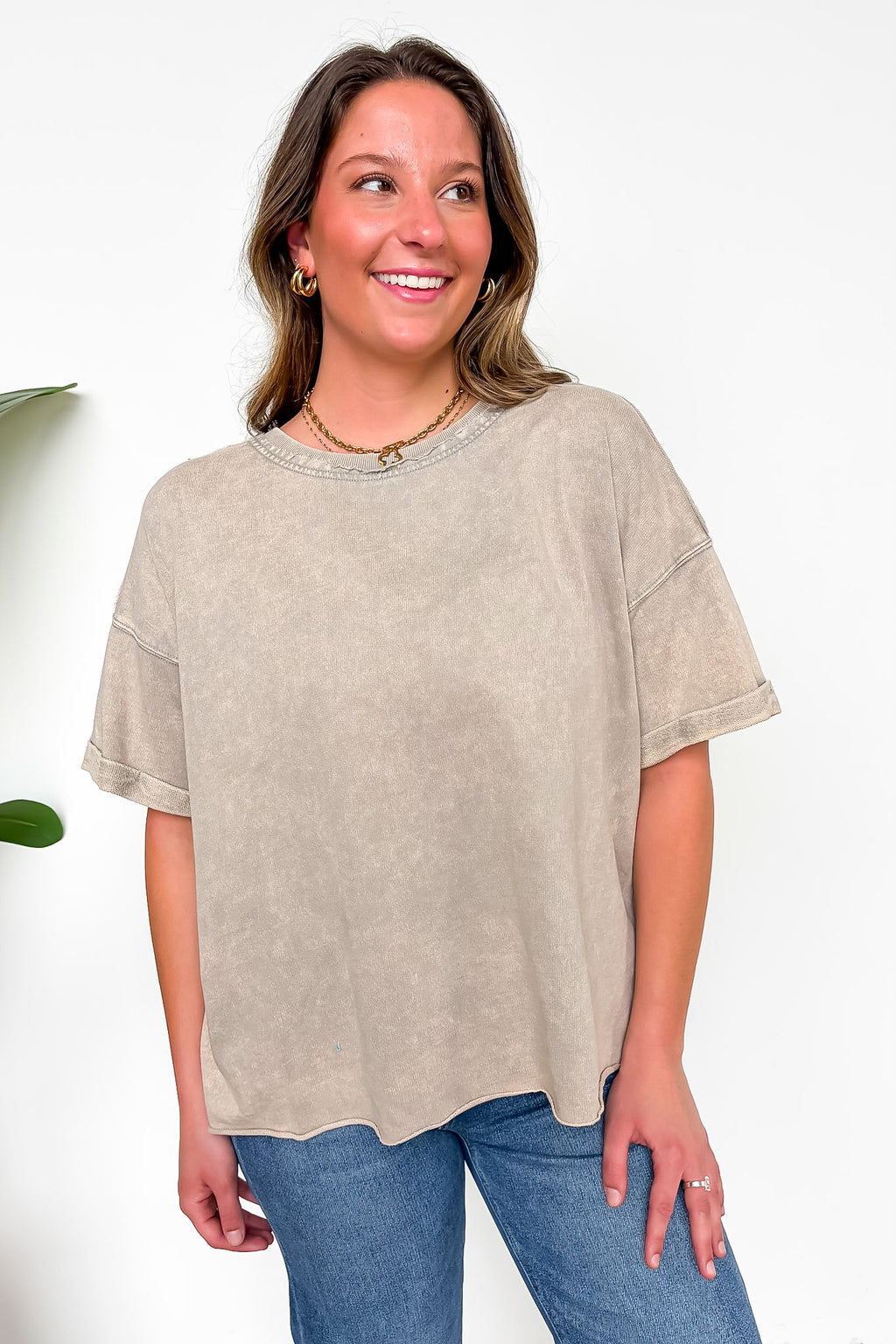 Wild Drift Acid Wash Relaxed Tee - BACK IN STOCK - Madison and Mallory