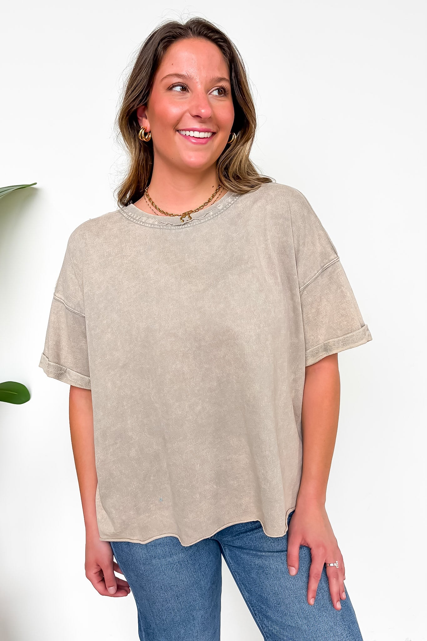 Wild Drift Acid Wash Relaxed Tee - BACK IN STOCK - Madison and Mallory