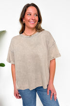 Wild Drift Acid Wash Relaxed Tee - BACK IN STOCK - Madison and Mallory