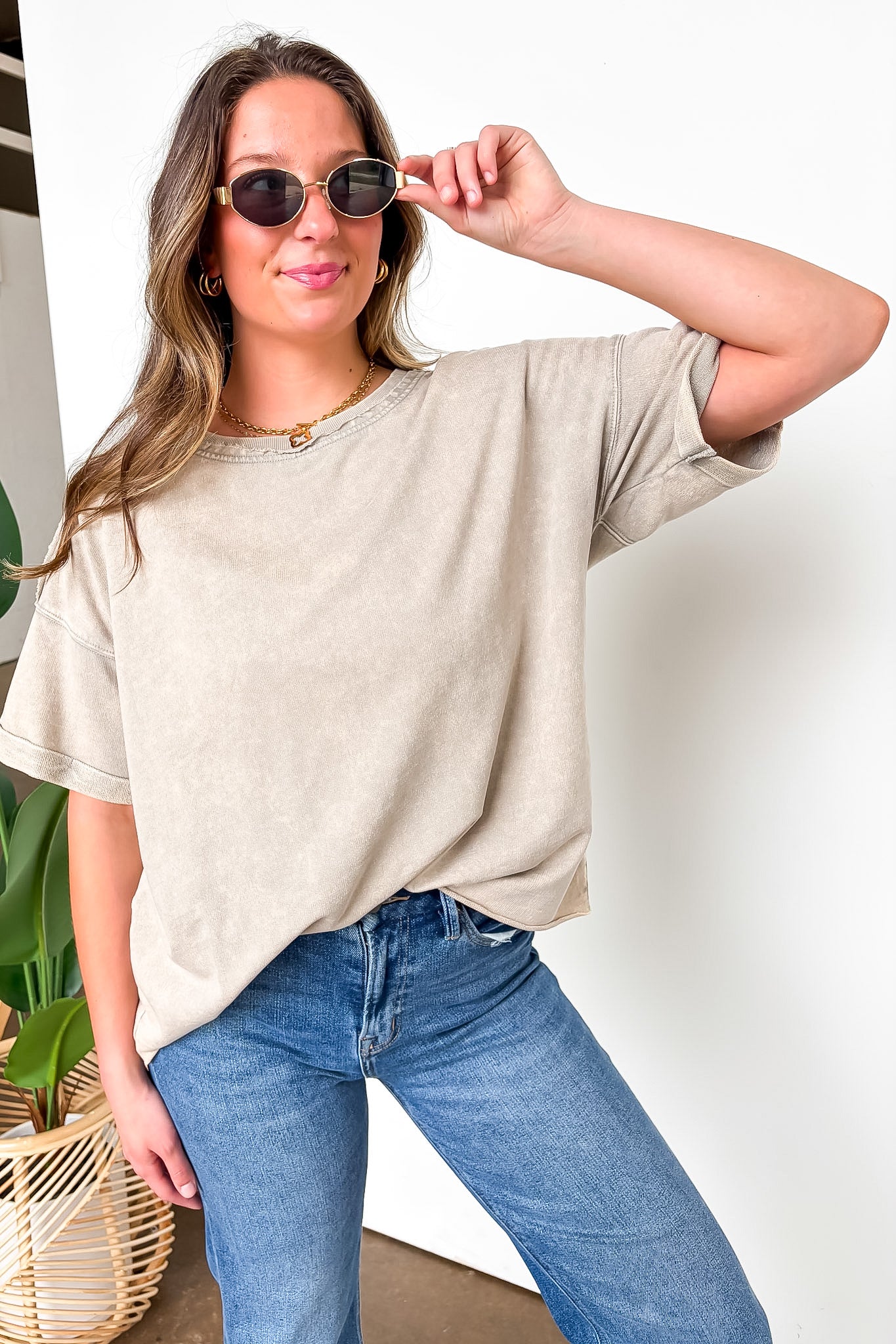 Wild Drift Acid Wash Relaxed Tee - BACK IN STOCK