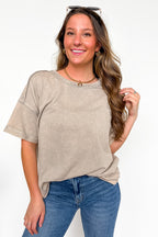 Wild Drift Acid Wash Relaxed Tee - BACK IN STOCK