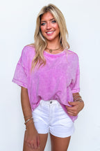 Wild Drift Acid Wash Relaxed Tee - BACK IN STOCK