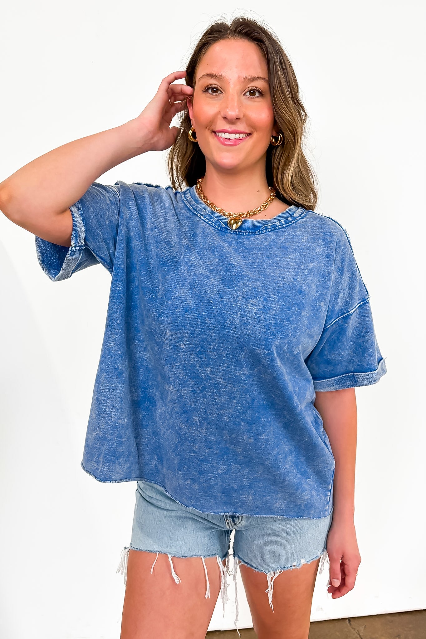 Wild Drift Acid Wash Relaxed Tee - BACK IN STOCK