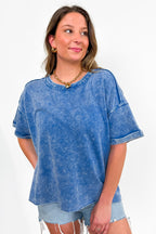 Wild Drift Acid Wash Relaxed Tee - BACK IN STOCK - Madison and Mallory