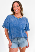 Wild Drift Acid Wash Relaxed Tee - BACK IN STOCK