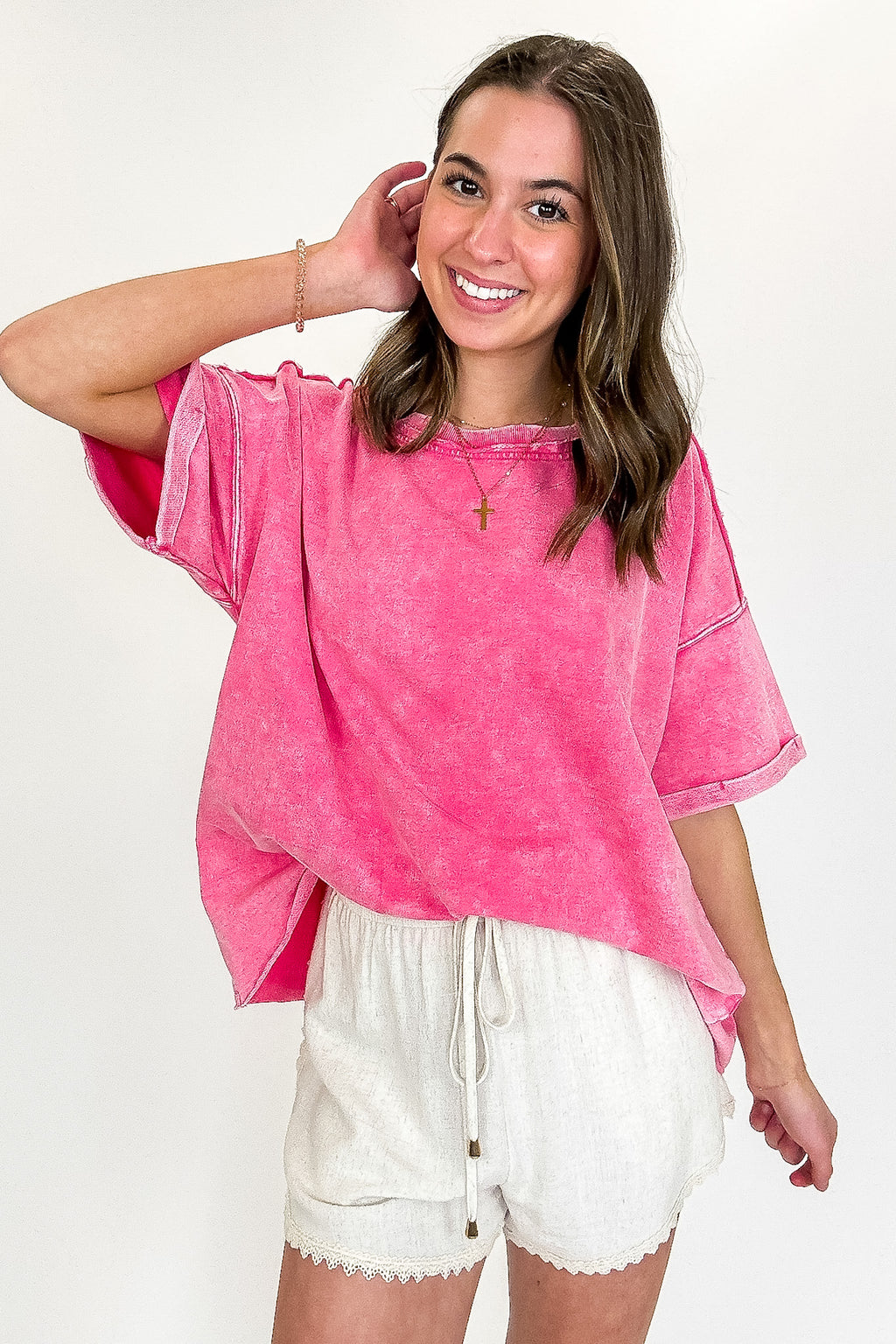 Wild Drift Acid Wash Relaxed Tee - BACK IN STOCK - Madison and Mallory