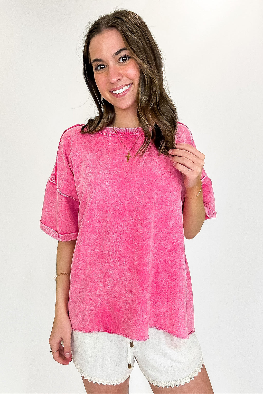Wild Drift Acid Wash Relaxed Tee - BACK IN STOCK - Madison and Mallory