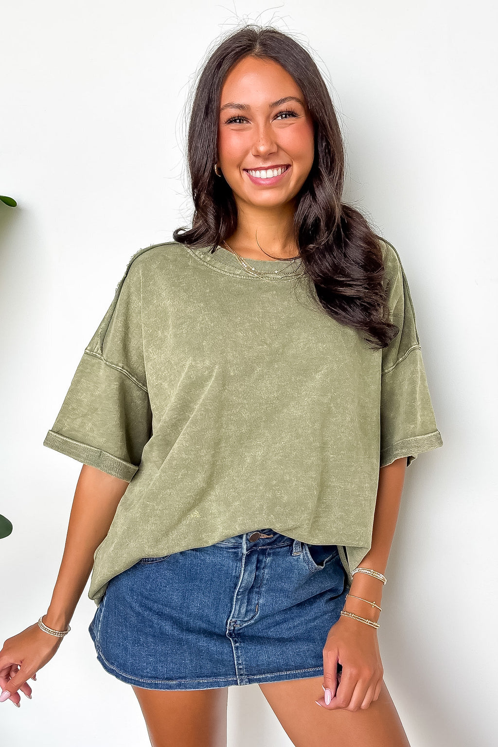 Wild Drift Acid Wash Relaxed Tee - BACK IN STOCK