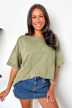 Wild Drift Acid Wash Relaxed Tee - BACK IN STOCK