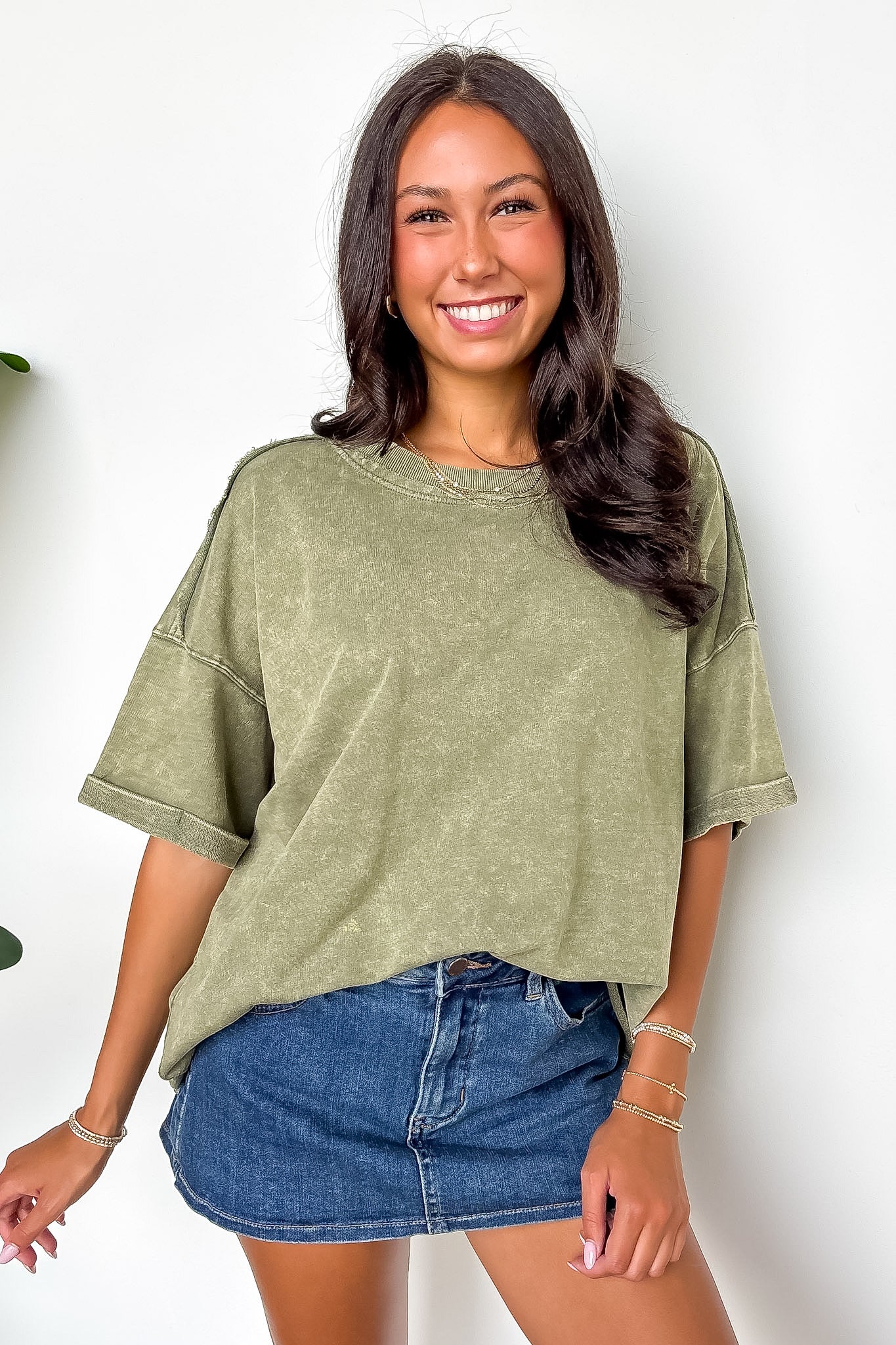 Wild Drift Acid Wash Relaxed Tee - BACK IN STOCK