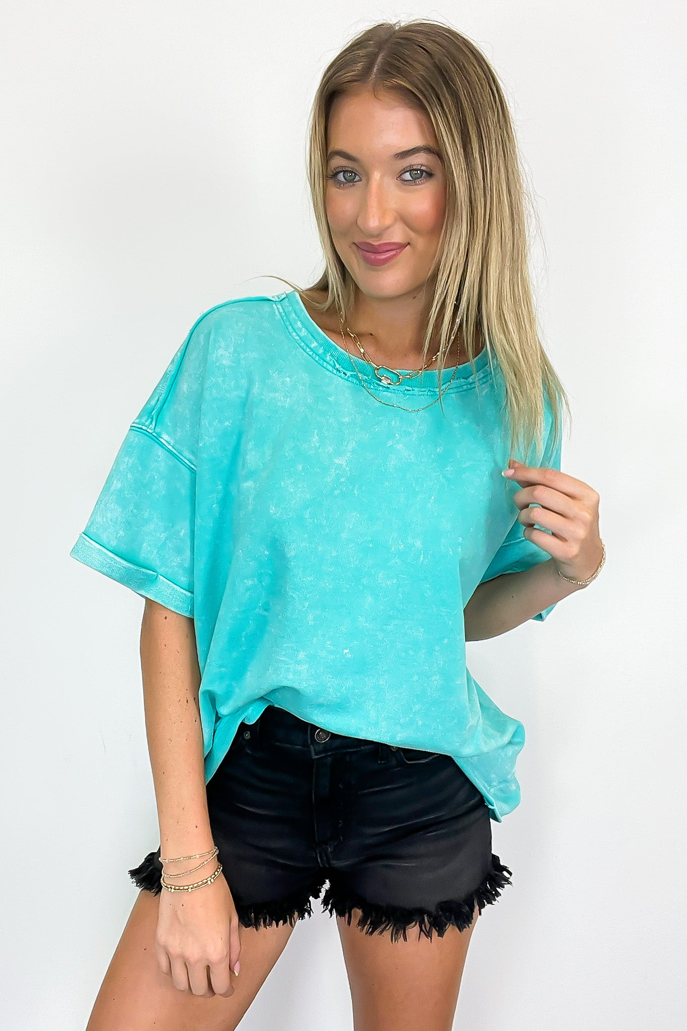 Wild Drift Acid Wash Relaxed Tee - BACK IN STOCK