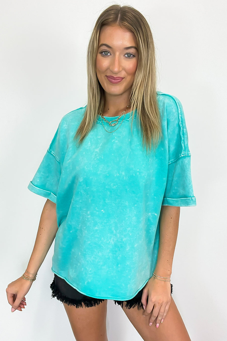 Wild Drift Acid Wash Relaxed Tee - BACK IN STOCK - Madison and Mallory