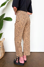 Wild Intent Animal Print Straight Leg Pants - Madison and Mallory