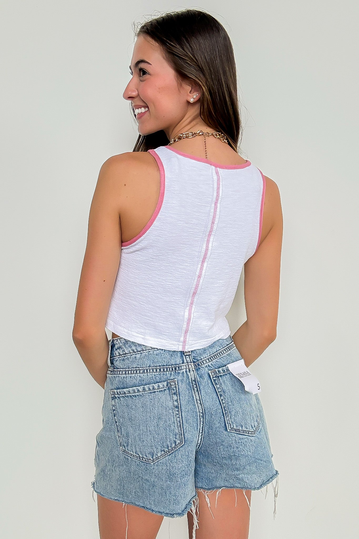 Wildflower Whim Embroidered Tank Top - Madison and Mallory