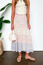 XS / Multi Wildflower Whisper Floral Maxi Skirt - Madison and Mallory