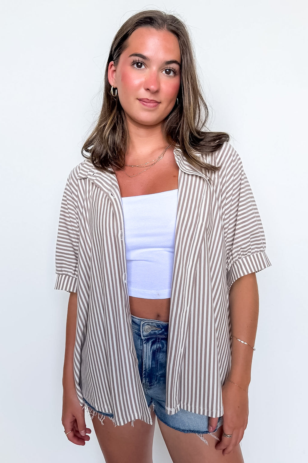 Willow Striped Oversized Top