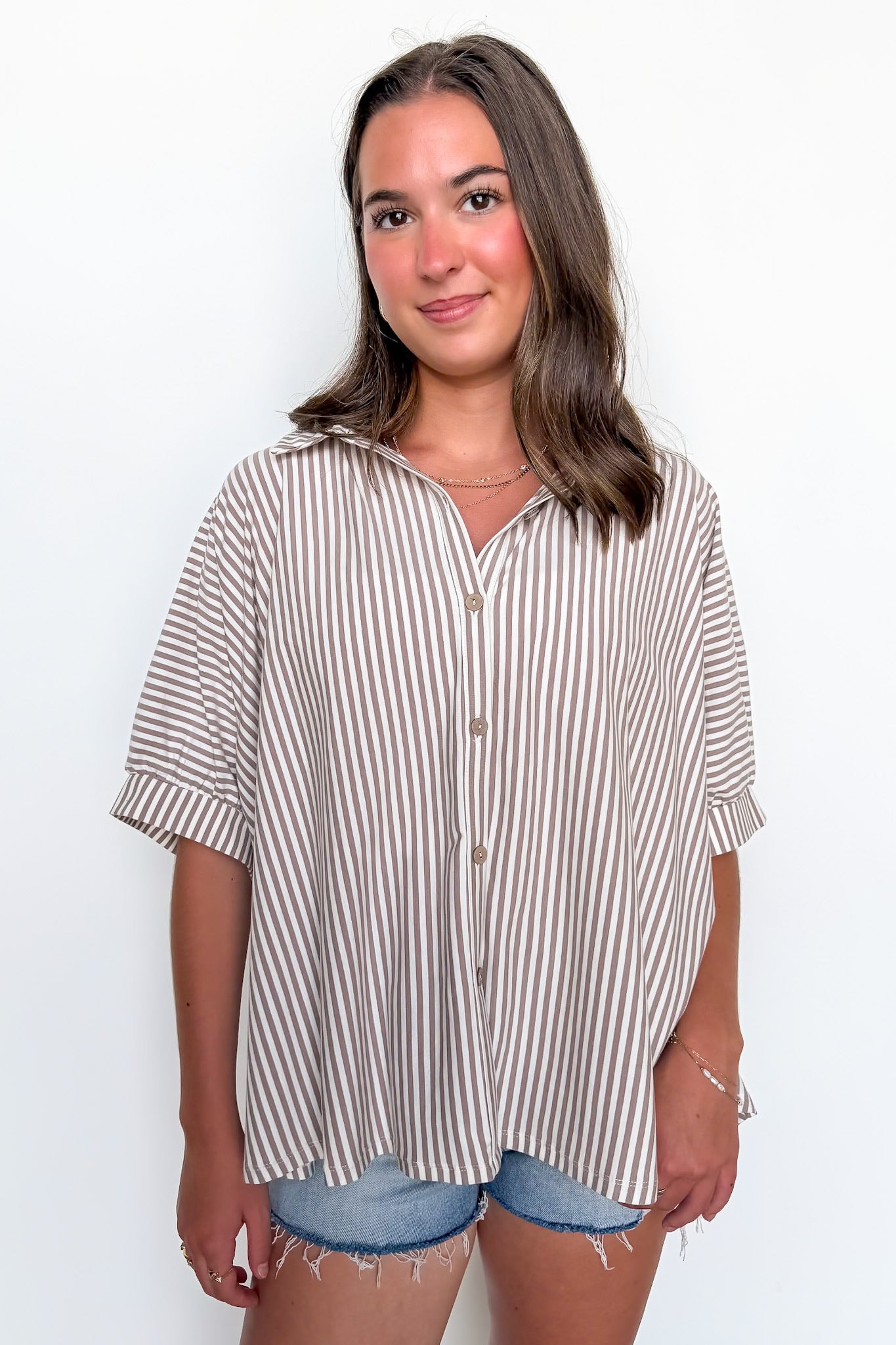 Willow Striped Oversized Top