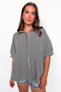 Willow Striped Oversized Top