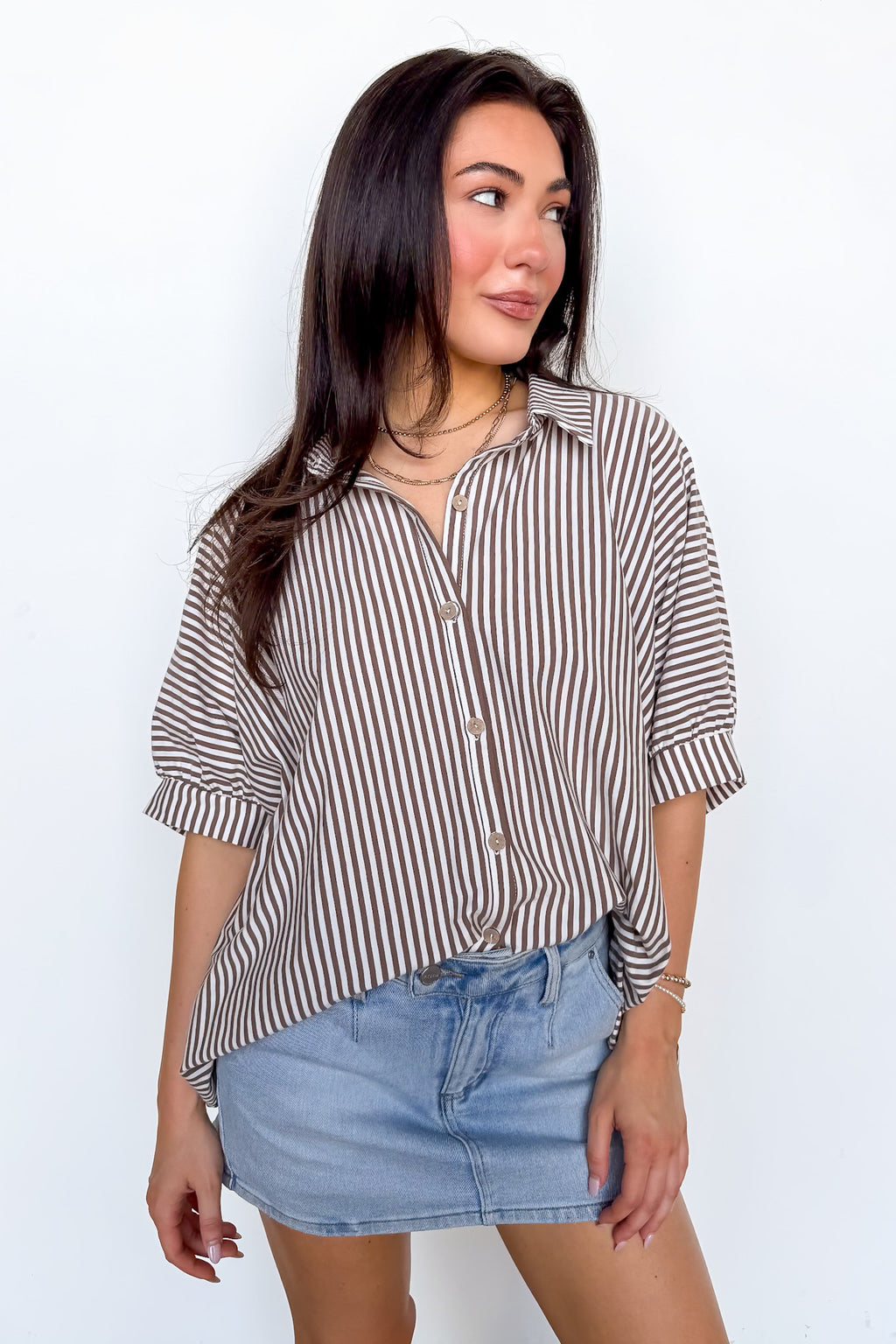 Willow Striped Oversized Top