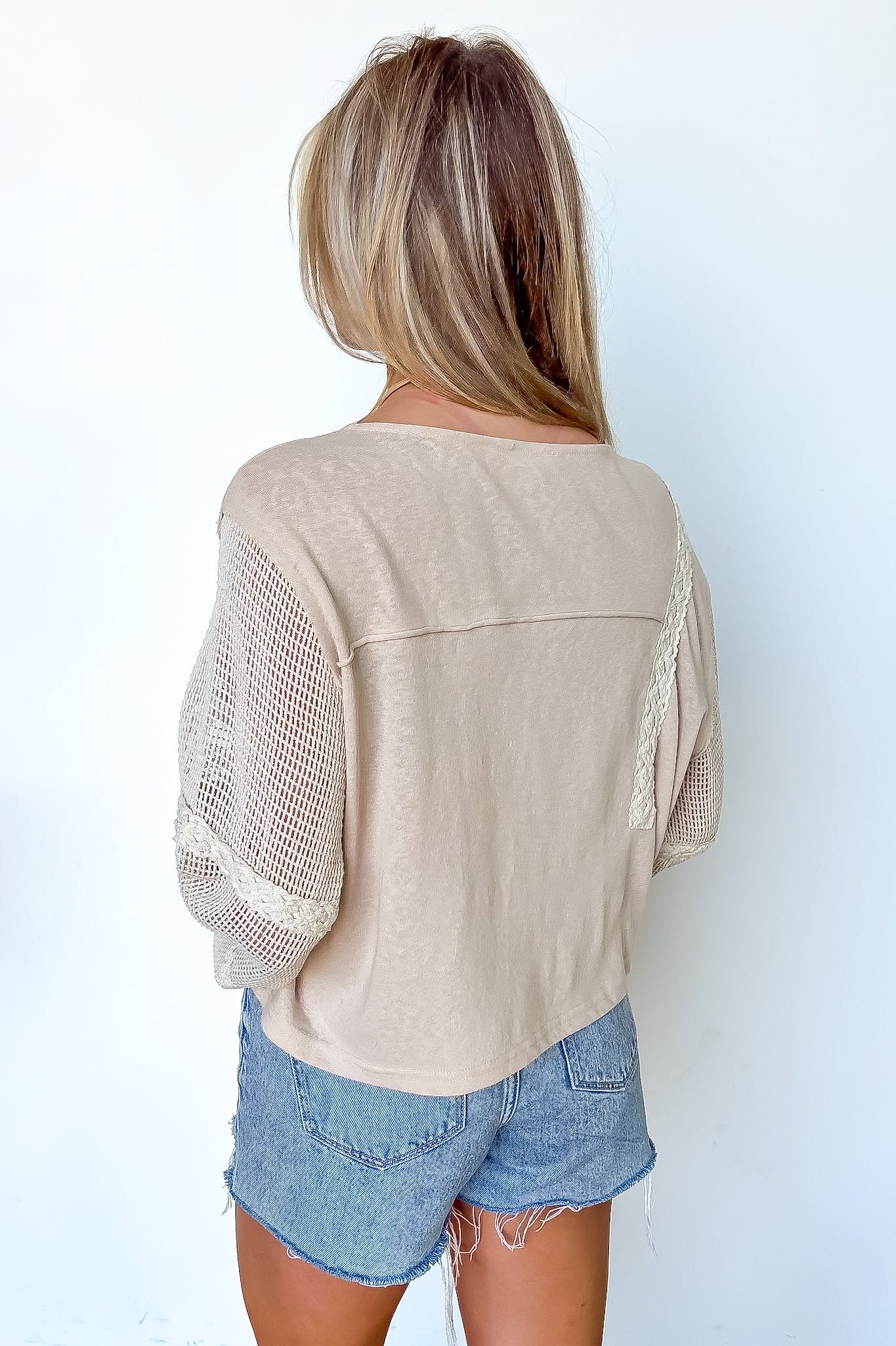 Willow Wind Crochet Detail Top - Madison and Mallory