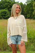 Willow Wind Crochet Detail Top - Madison and Mallory