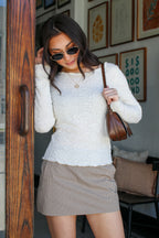 Woven Wave Lace Top