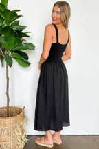 Woven Whisper Sweater Knit Top Midi Dress - FINAL SALE - Madison and Mallory