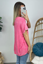  Zandrah Ribbed Raglan Knit Top - BACK IN STOCK - Madison and Mallory