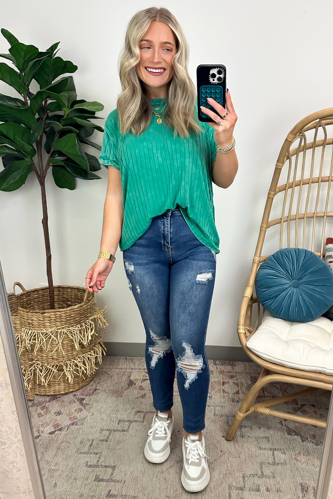  Zandrah Ribbed Raglan Knit Top - BACK IN STOCK - Madison and Mallory